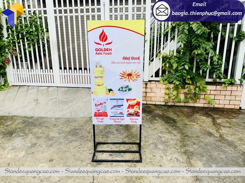 Cở sở in standee quảng cáo giá rẻ giới thiệu sản phẩm, dịch vụ tối ưu hiệu quả